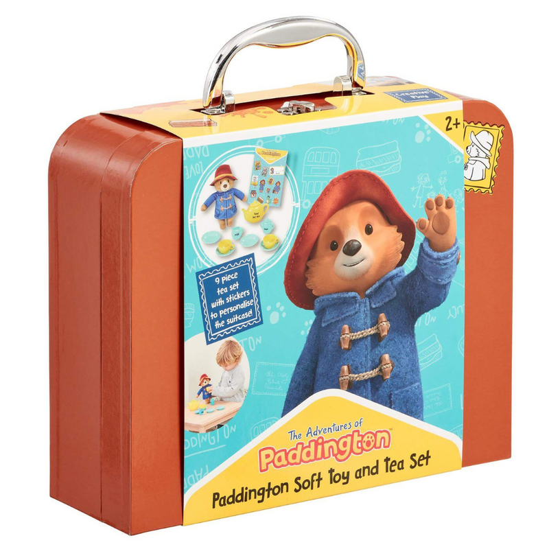 Paddington Soft Toy and Tea Set in Suitcase