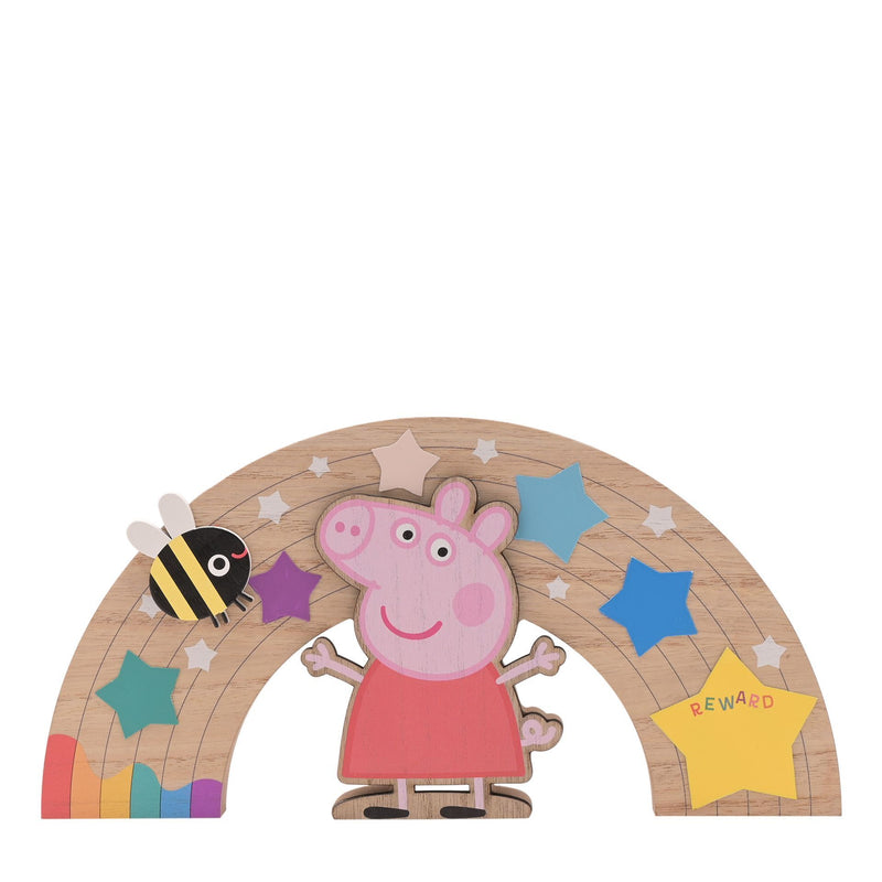 Peppa Pig Wooden Rainbow Reward Chart