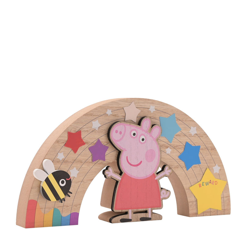 Peppa Pig Wooden Rainbow Reward Chart