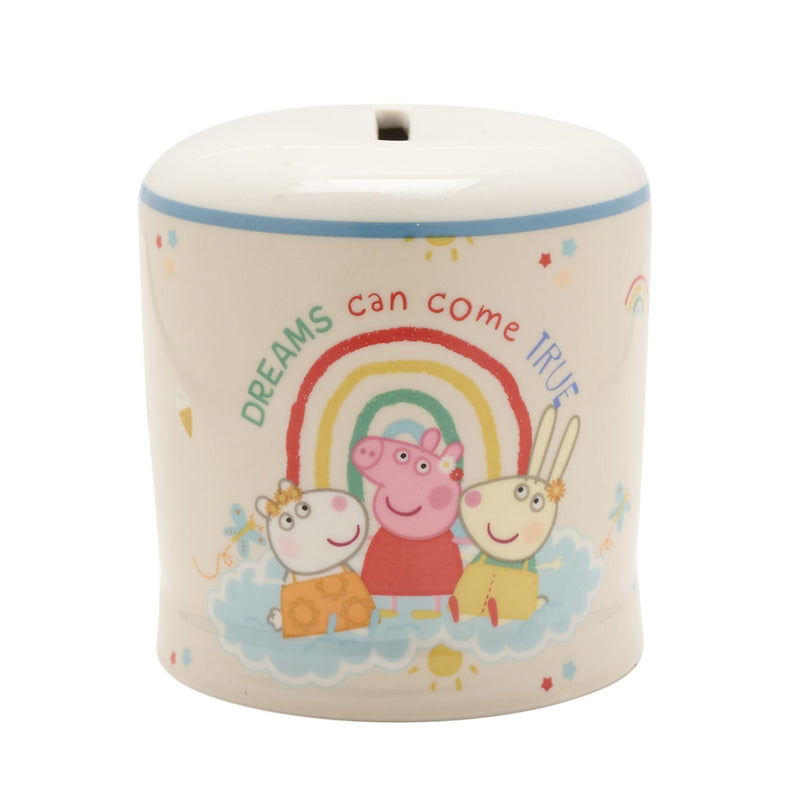 Peppa Pig 'Dreams Can Come True' Ceramic Money Box