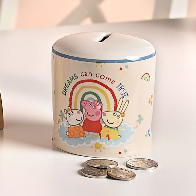 Peppa Pig 'Dreams Can Come True' Ceramic Money Box