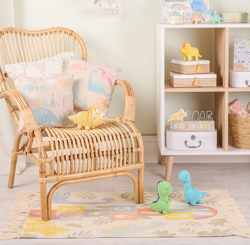 Petit Cheri Hopscotch Dinosaur Rug