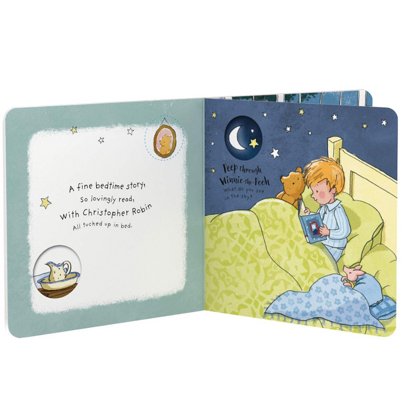 Winnie the Pooh Goodnight Pooh Bedtime Peep-Through Book