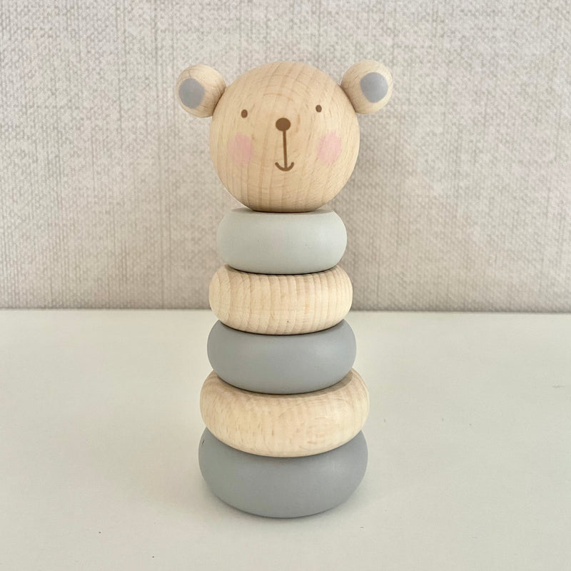 Bambino Bodhi the Bear Wooden Stacking Toy