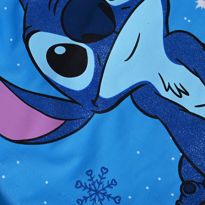 Disney Icon Stitch Blue Christmas Sack - 46cm x 53cm