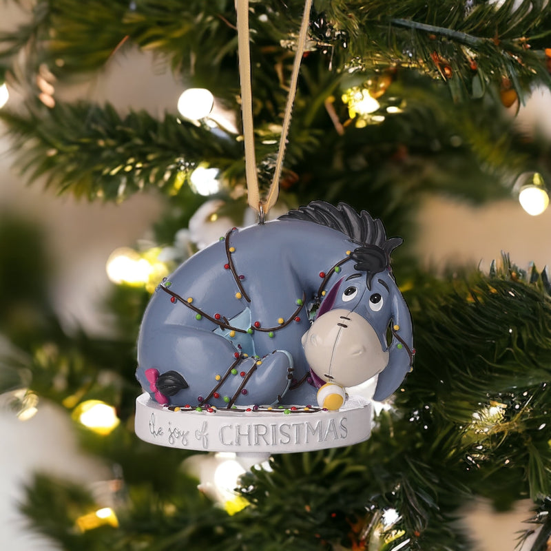 Disney Baby Winnie the Pooh Eeyore 'The Joy of Christmas' Hanging Decoration