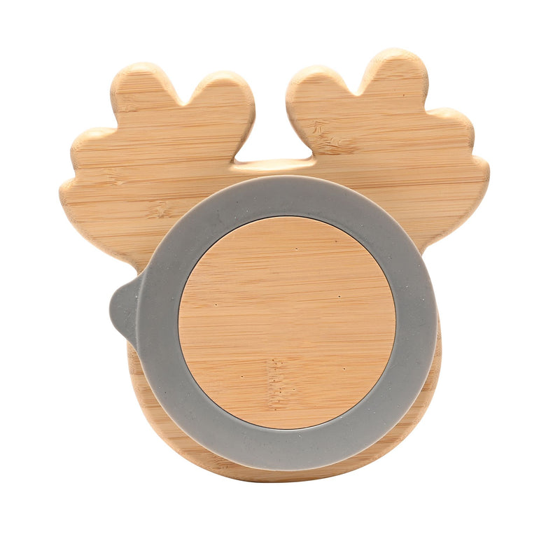 Bambino Bamboo Reindeer Christmas Plate