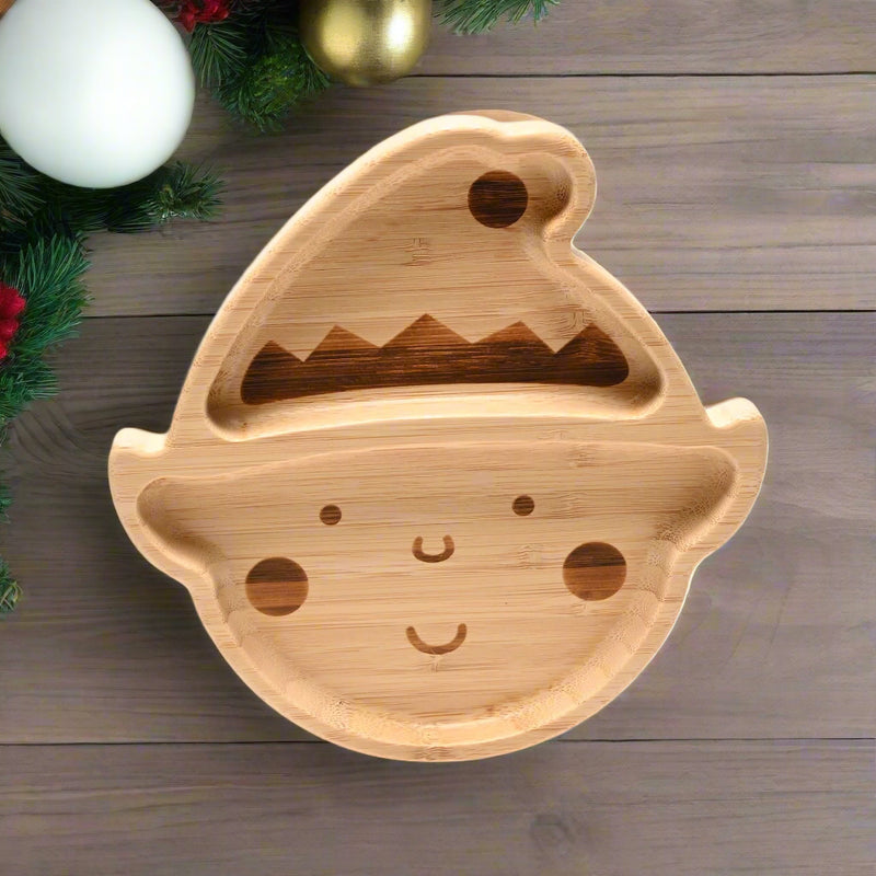 Bambino Bamboo Elf Christmas Plate