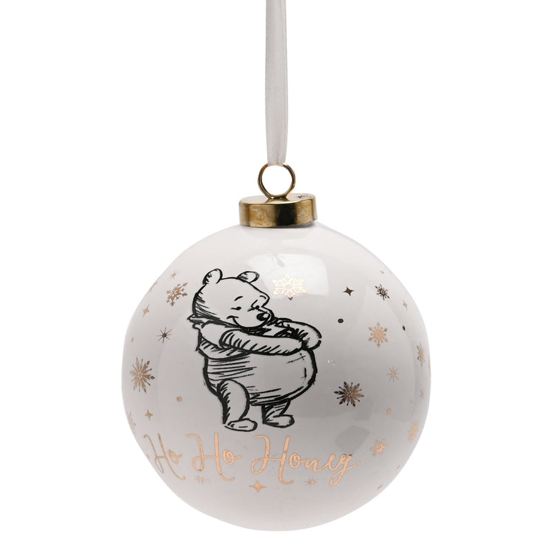 Disney Winnie the Pooh Ceramic Gift Boxed Bauble