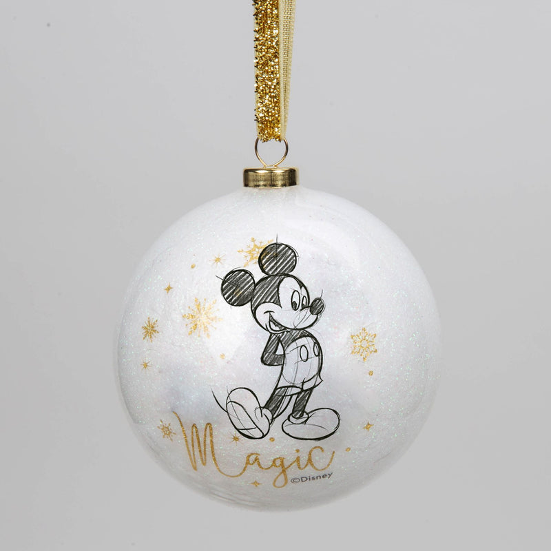 Disney Set of 15 Acrylic Glitter Baubles