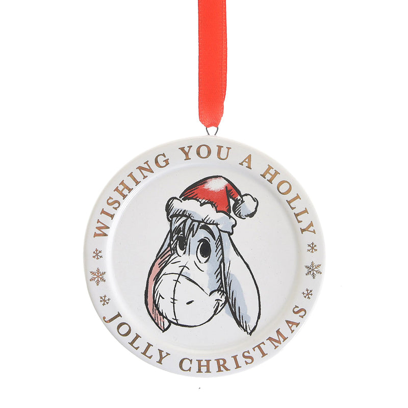 Disney Winnie the Pooh's Eeyore Small Christmas Ceramic Decoration