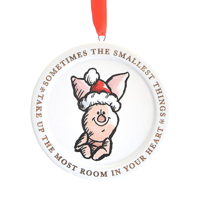 Disney Winnie the Pooh's Piglet Small Christmas Ceramic Decoration