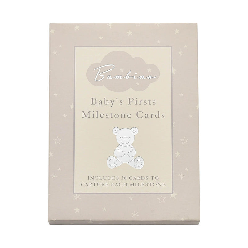 Bambino Little Star Baby Milestone Cards with Foil