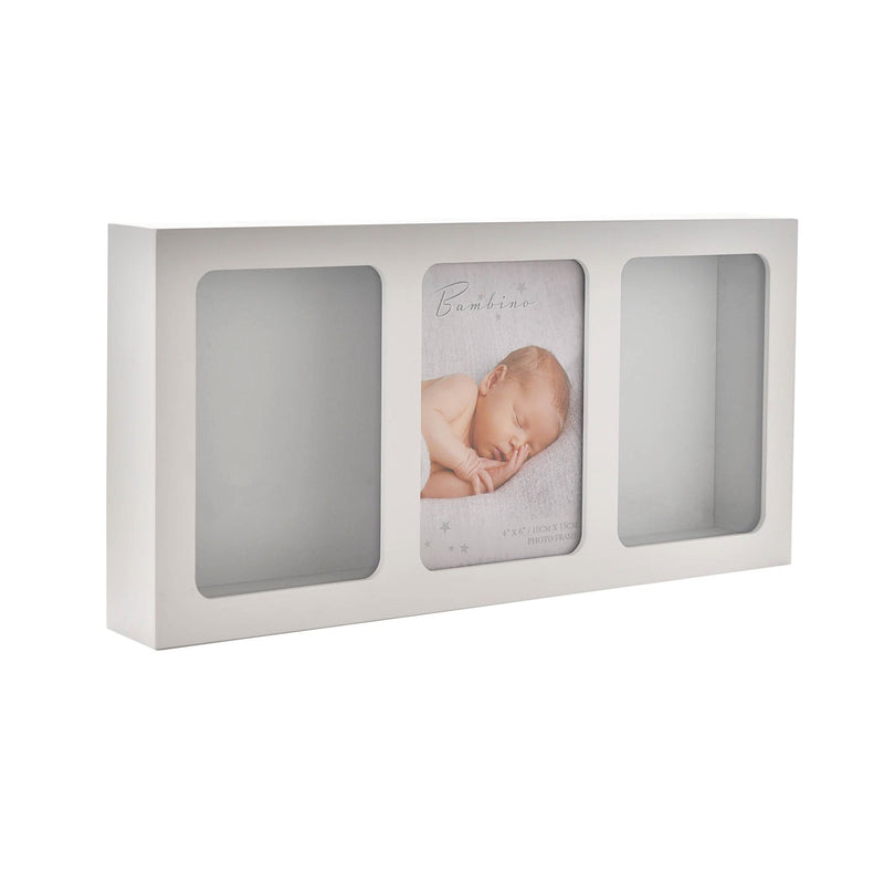 PRE-ORDER Bambino White Triple Photo Frame & Casting Kit