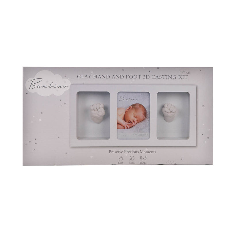 PRE-ORDER Bambino White Triple Photo Frame & Casting Kit