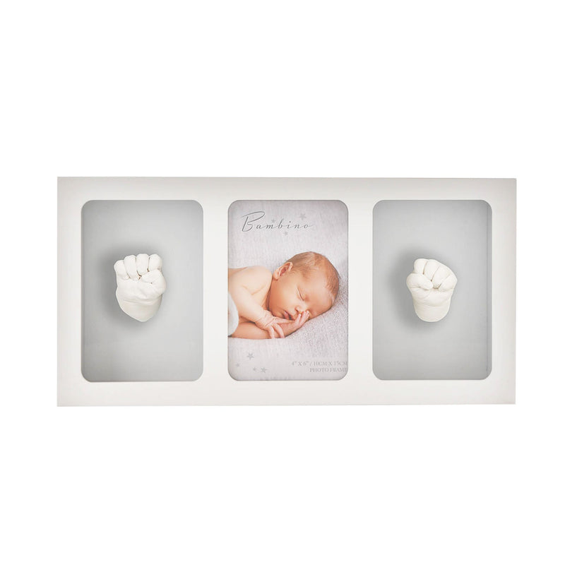 PRE-ORDER Bambino White Triple Photo Frame & Casting Kit