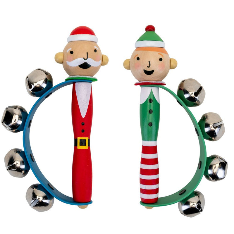 Christmas Elf Wooden Handbell