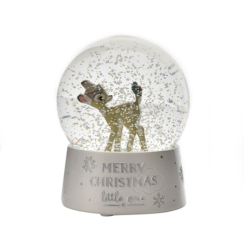 Disney Magical Beginnings Bambi 'Merry Christmas Little One' Large Snow Globe