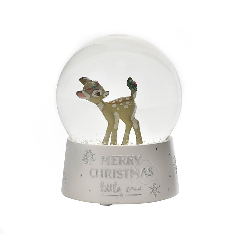 Disney Magical Beginnings Bambi 'Merry Christmas Little One' Large Snow Globe