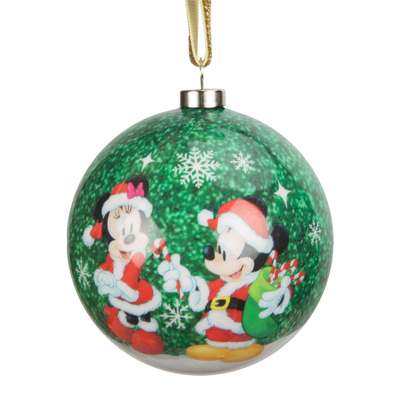 Disney Minnie & Mickey Set of 7 Baubles in Beautiful Gift Box