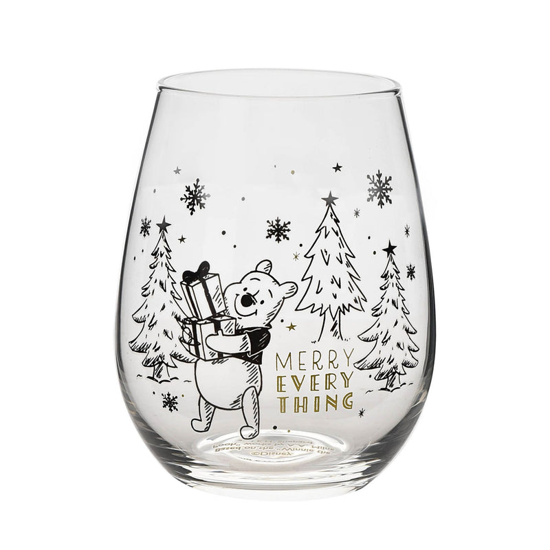 Disney Set of 2 Christmas Glasses in Gift Box - Winnie the Pooh