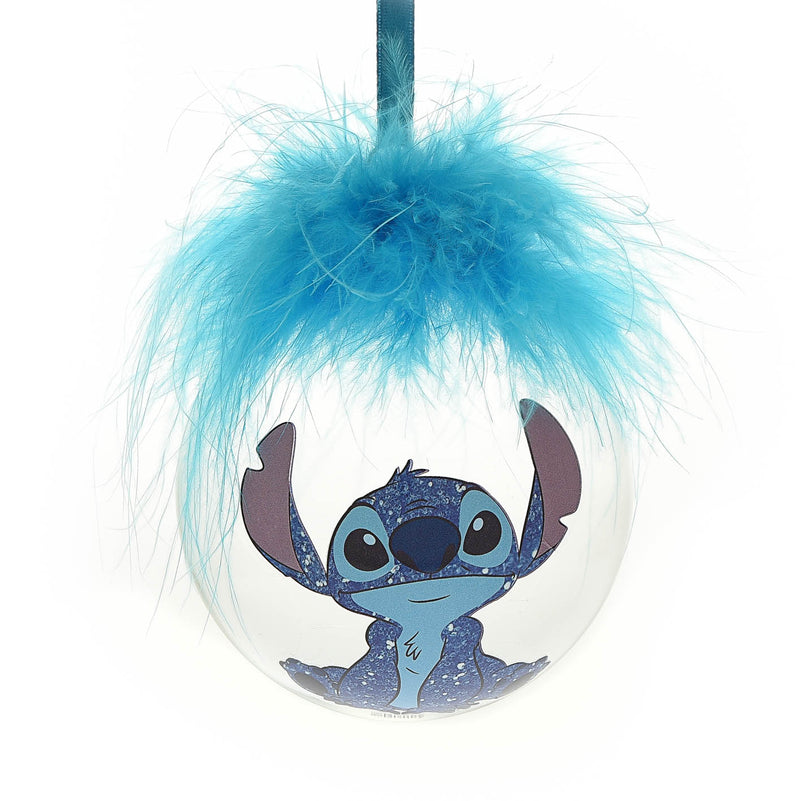 Disney Stitch Feather Christmas Bauble