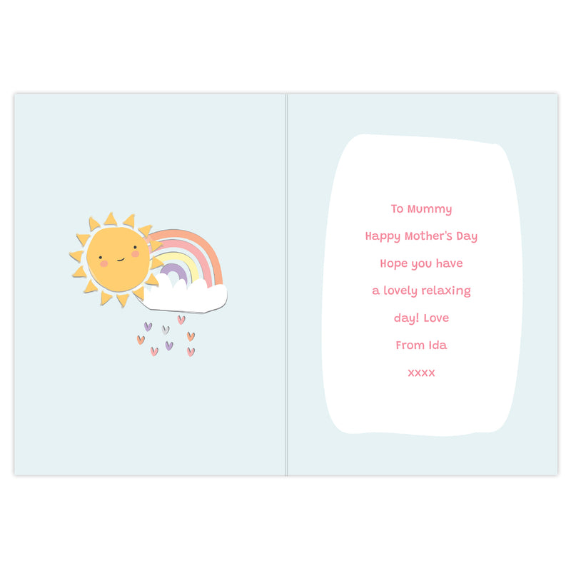 Personalised You Are My Sunshine Card