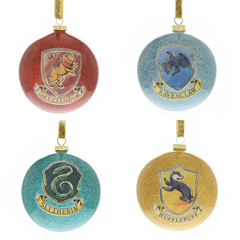 Harry Potter Houses Set of 4 Boxed Baubles