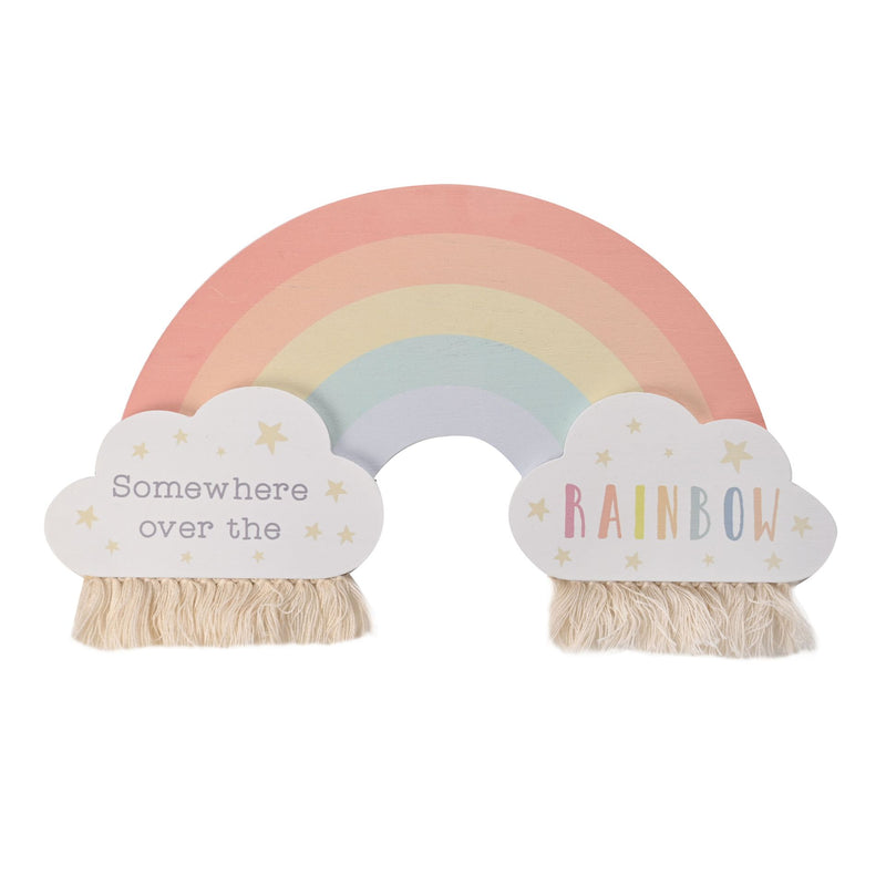 Petit Cheri 30cm 'Somewhere Over The Rainbow' Wall Plaque