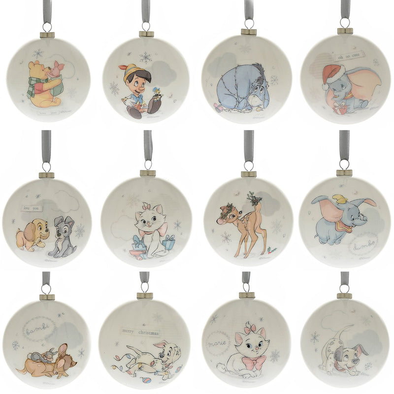 Disney Magical Beginnings Set of 12 Baubles