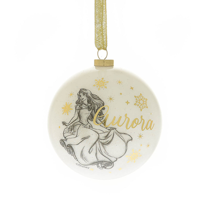 Disney Princess Set of 12 Acrylic Glitter Baubles